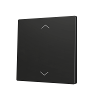 Zennio ZS70CSOFT12SHA ZS70, Крышка для кнопки Simple KNX Soft 70x70 мм, Наклон вверх и вниз, Значок затвора, Антрацит