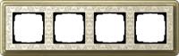 Gira 0214 663 Установочная рамка Gira ClassiX Art Бронза-кремовый