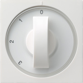 Gira 066903 Накладка с поворотной ручкой для 3-позиц. выключателяНейтральное положение