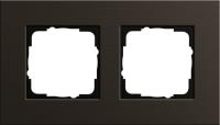 Gira 0212 127 Установочная рамка Gira Esprit Алюминий, коричневый
