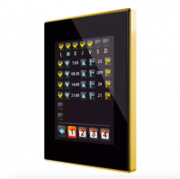 Zennio ZVI-Z41LIT-AG Z41 LITE/Панель KNX, ёмкостной сенсорный TFT экран 4.1 дюймов, цвет: Чёрный