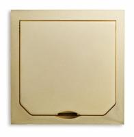 ABL 1471AUM КРЫШКА МЕТАЛЛИЧЕСКАЯ, ЗОЛОТО, МАТОВАЯ, IP41