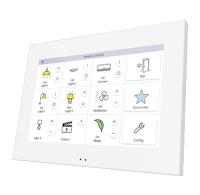 Zennio Z70 - цветная сенсорная панель с дисплеем 7", цвет: Белый, оттенок: Без оттенка ZVIZ70W