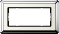 Gira 1002 643 Установочная рамка Gira ClassiX Хром-кремовый