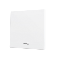 Zennio ZS70CSOFT11KMW ZS70, Крышка для кнопки Simple KNX Soft 70x70 мм, Наклон вниз, Значок клавиши, Матовый белый