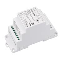 Arlight 033758 Диммер SMART-D23-DIM-PUSH-DIN (12-36V, 4x5A, 0/1-10V) (Arlight, IP20 Пластик, 5 лет)