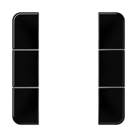 Jung CD 503 TSA SW Набор накладок 3 группы
