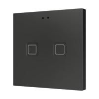 Zennio ZVIT2A Tecla 2. PC-ABS Емкостная кнопка — 2 кнопки — Антрацит