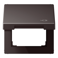 Jung AL 2990 KL SOC D Откидная крышка (с возвратной пружиной)