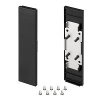 Arlight 033038 Заглушка SL-LINE-25100-DUAL BLACK глухая (Arlight, Пластик)