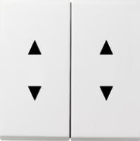 Gira 1150 112 Клавиша 2-местн. с символами стрелок