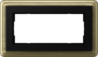 Gira 1002 622 Установочная рамка Gira ClassiX Бронза-черный