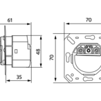Оборудование BEG Luxomat 92668 Настенный выключатель Indoor 180-TR по выгодной цене. Купить в Москве со скидкой.