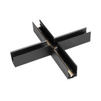 Arlight 026931(1) Коннектор крестовой MAG-CON-4563-X90 (BK) (ARL, IP20 Металл, 3 года)