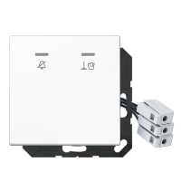 Jung LS CU KO5 M 24 WW Накладка для внешнего DND-модуля с LED-лампами, 24 В