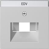 Gira 0284015 Накладка для коммутационной розетки UAE/IAE (ISDN) и коммутационной розетки подключения к сетиС полем для надписи