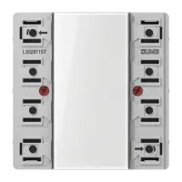 Jung LS 5291 1ST KNX кнопочный сенсорный модуль универсальный, 1 группа, F50, Серия LS, Безопасный