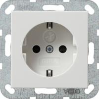 Gira 2755 03 Розетка SCHUKO 16 A 250 В~ с затвором (shutter) и символом , без распорочных захватов