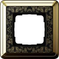 Gira 0211 672 Установочная рамка Gira ClassiX Art Латунь-черный