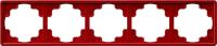 Gira 0215 43 Установочная рамка Gira S-Color Красный