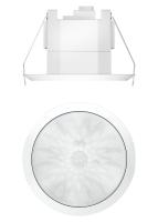 Theben 2089560 Пассивный ИК датчик присутствия потолочного врезного монтажа theRonda S360 KNX FLAT DE WH