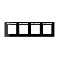 Jung AC 5840 BFNA SW Рамкас полем для надписи, 9 х 55 мм