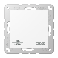 Jung CO2 A 2178 BF WWM KNX Датчик CO, Цвет: Белый, оттенок: Белоснежный матовый
