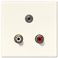 Jung MA LS 1011 Аудио «Тюльпан» (Cinch/RCA) / Стереоразъем (TRS 3,5 мм)