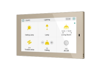 Zennio ZVICX50C 5-дюймовая емкостная сенсорная панель CX50, шампань