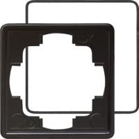 Gira 0251 47 Установочная рамка Gira S-Color с уплотнением Черный