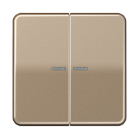 Jung CD 10921 ST RF GB KNX RF кнопка, 2 группы, Цвет: Бронзовый, оттенок: Золото