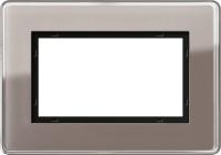 Gira 1001 522 Установочная рамка Gira Esprit Дымчатое стекло C