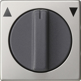 Gira 0666 600 Накладка с поворотной ручкой для реле времени и выключателя или кнопочного выключателя жалюзи