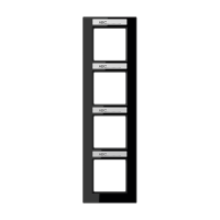 Jung AC 584 BFNA SW Рамкас полем для надписи, 9 х 55 мм