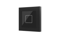 Zennio ZVIFR55X1A Flat RGB 55 X1. Емкостный сенсорный переключатель с RGB-подсветкой (55 x 55 мм), 1 кнопка, антрацит