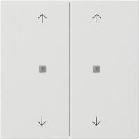Gira 5174 112 Кнопочный выключатель KNX, клавиша, 2-местн. с символами стрелок