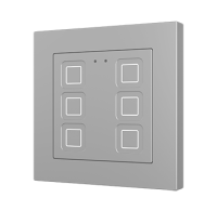 Zennio Выключатель сенсорный KNX Tecla 55 X6, цвет: Серебряный ZVIT55X6S