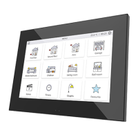 Zennio Z70 - Цветная сенсорная панель с дисплеем 7", цвет: Чёрный ZVIZ70A