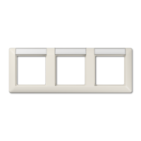 Jung AS 5830 NA Рамкас полями для надписи 12 x 55,5 ммдля горизонтальной установки