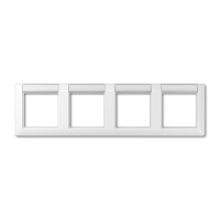 Jung AS 5840 NA WW Рамкас полями для надписи 12 x 55,5 ммдля горизонтальной установки