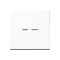 Jung A 10921 ST RF BF WW KNX RF кнопка, 2 группы, Цвет: Белый, оттенок: Без оттенка