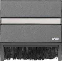 Gira 0682 67 Вставная накладка с адаптерной рамкой для устройств с накладкой (50 x 50 мм) и наклонным выходным отверстием (IP20)