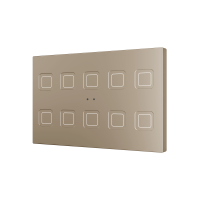 Zennio ZVITRXL10C Tecla RGB XL 10. PC-ABS Емкостная кнопка, 10 кнопок