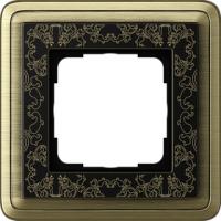 Gira 0211 662 Установочная рамка Gira ClassiX Art Бронза-черный
