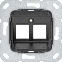 Gira 560800 Опорное кольцо Modular Jack 2-местн.Опорное кольцо от MJ-01 до MJ-10