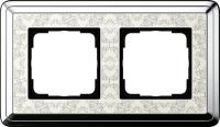 Gira 0212 683 Установочная рамка Gira ClassiX Art Хром-кремовый