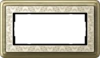Gira 1002 663 Установочная рамка Gira ClassiX Art Бронза-кремовый