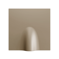 Zennio ZS70CCOC ZS70, Крышка кабельного вывода 70x70 мм, Шампанское