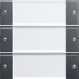 Gira 2133 28 Набор клавиш 3-местн. с полем для надписи