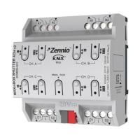 Zennio ZIOMBSH4V3 MAXinBOX SHUTTER 4CH v3. Привод жалюзи с 4 каналами KNX Secure